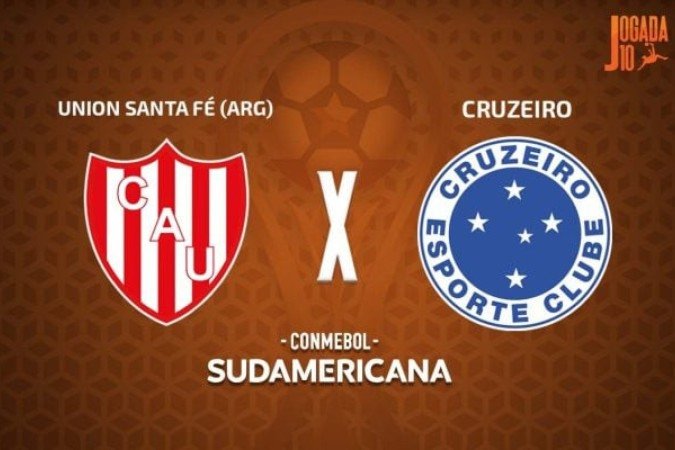 Unión Santa Fe recebe o Cruzeiro nesta terça-feira (1º), pela primeira rodada da Sul-Americana - (crédito: Foto: Arte/Jogada10) Unión Santa Fe recebe o Cruzeiro nesta terça-feira (1º), pela primeira rodada da Sul-Americana - (crédito: Foto: Arte/Jogada10)