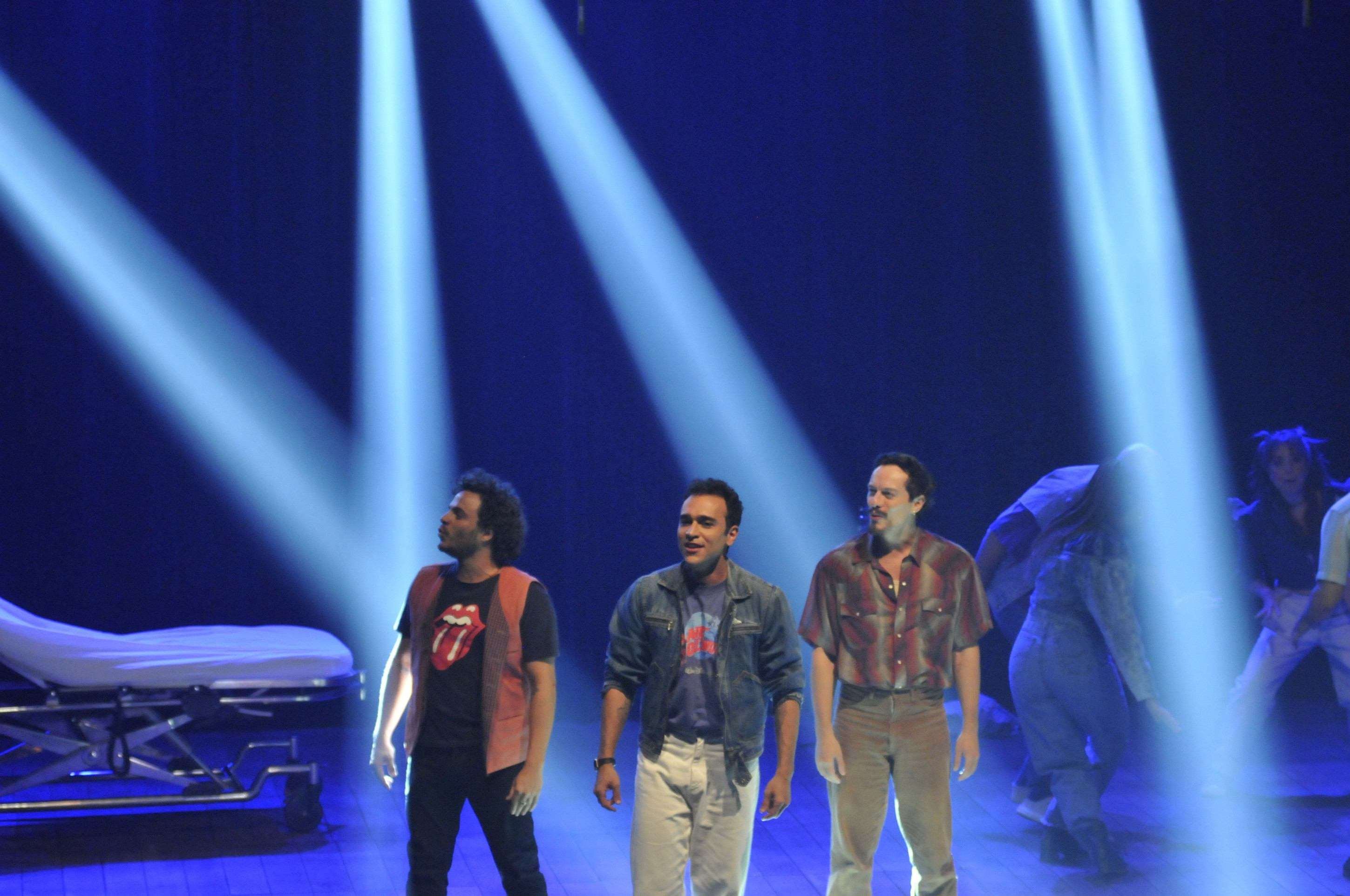  31/03/2025. Crédito: Minervino Júnior/CB/D.A Press. Brasil.  Brasilia - DF. Vital eo Musical do Paralamas em apresentação no Teatro do Hospital Sarah Kubitschek.