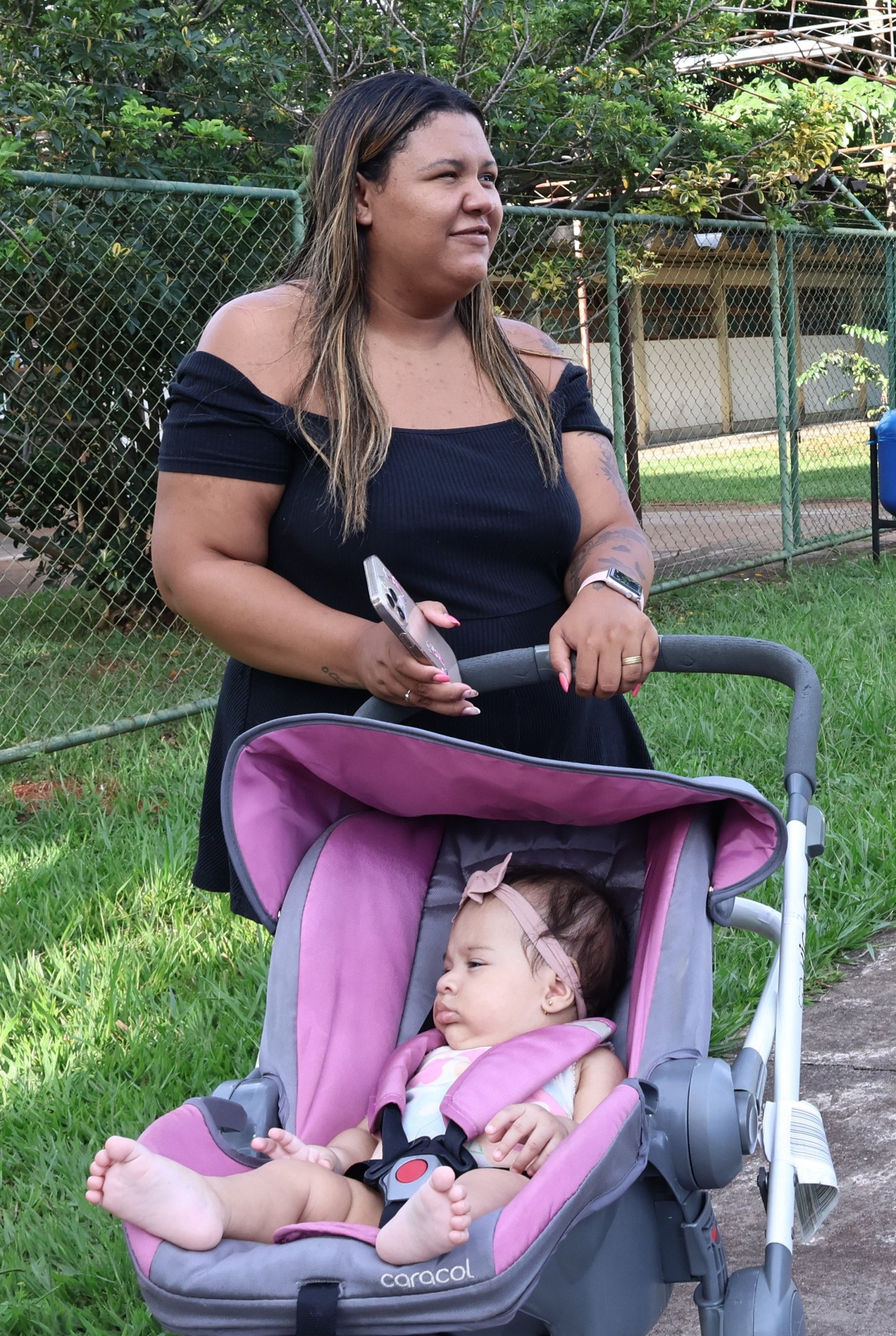 2025-04-01 Bruna Gaston CB/DA Press. Vacinação da Gripe Mikaele Felipe, 32 anos, professora da rede pública