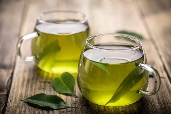 Chá verde termogênico com gengibre (Imagem: Grafvision | Shutterstock) - (crédito: EdiCase) Chá verde termogênico com gengibre (Imagem: Grafvision | Shutterstock) - (crédito: EdiCase)