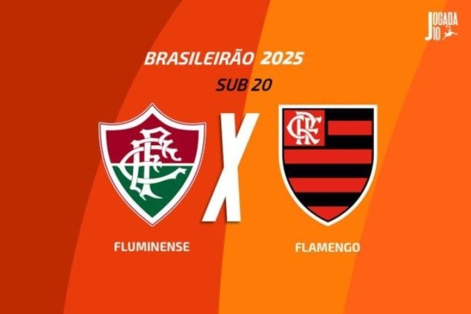 Fluminense e Flamengo se enfrentam pela quarta rodada do Brasileirão Sub-20 - (crédito: Foto: Arte/Jogada10) Fluminense e Flamengo se enfrentam pela quarta rodada do Brasileirão Sub-20 - (crédito: Foto: Arte/Jogada10)