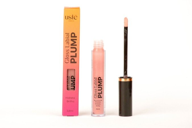 Gloss Labial Plump, da Uste CosmÃ©ticos 
(R$ 54,90)