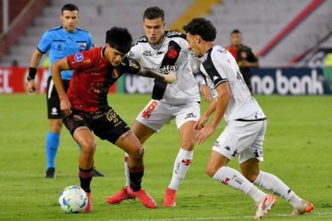 Vasco tinha tudo para vencer; Mas fica no 3 a 3 com o Melgar em jogo pela 1ª rodada do Grupo G da Sul-Americana - (crédito: Foto: Divulgação/Conmebol) Vasco tinha tudo para vencer; Mas fica no 3 a 3 com o Melgar em jogo pela 1ª rodada do Grupo G da Sul-Americana - (crédito: Foto: Divulgação/Conmebol)