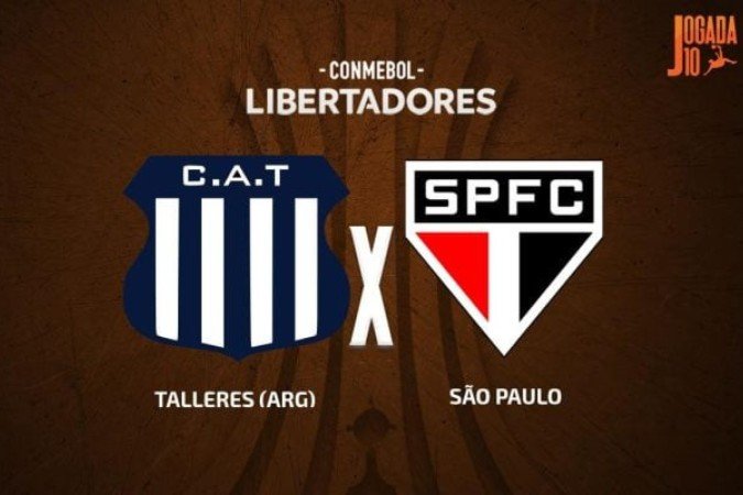 São Paulo terá pela frente o Talleres, fora de casa, em seu primeiro jogo nesta Libertadores-2025 - (crédito: Foto: Arte Jogada10) São Paulo terá pela frente o Talleres, fora de casa, em seu primeiro jogo nesta Libertadores-2025 - (crédito: Foto: Arte Jogada10)
