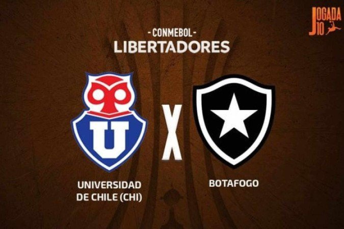 Botafogo vai até Santiago, no Chile, para o duelo desta 4ª feira, pela rodada 1 do Grupo A da Liberta. Encara a La U - (crédito: Foto: Arte Jogada10) Botafogo vai até Santiago, no Chile, para o duelo desta 4ª feira, pela rodada 1 do Grupo A da Liberta. Encara a La U - (crédito: Foto: Arte Jogada10)