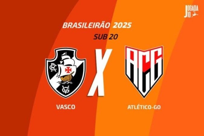 Vasco enfrenta Atlético-GO visando segunda vitória no Brasileirão sub-20 - (crédito: Arte: Jogada10) Vasco enfrenta Atlético-GO visando segunda vitória no Brasileirão sub-20 - (crédito: Arte: Jogada10)