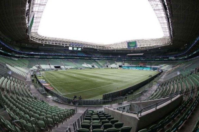 Gramado sintético do estádio do Palmeiras é aprovado pela Fifa - (crédito: Foto: Divulgação/Palmeiras) Gramado sintético do estádio do Palmeiras é aprovado pela Fifa - (crédito: Foto: Divulgação/Palmeiras)