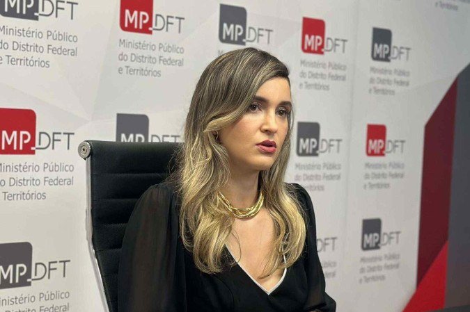 Promotora Jediael Ferreira estava na audiência e contribuiu para o resgate da vítima - (crédito: Mila Ferreira) Promotora Jediael Ferreira estava na audiência e contribuiu para o resgate da vítima - (crédito: Mila Ferreira)
