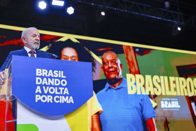 Petista fez um balanço das suas ações na semana passada, em evento com tom eleitoral - (crédito: Ricardo Stuckert / PR) Petista fez um balanço das suas ações na semana passada, em evento com tom eleitoral - (crédito: Ricardo Stuckert / PR)