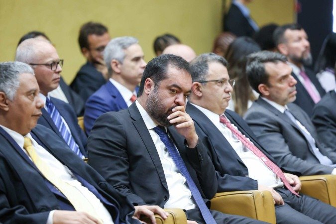 Governador do estado do Rio de Janeiro, Cláudio Castro (PL), acompanha a definição das regras para as incursões policiais nas favelas pelo STF - (crédito: Antonio Augusto/STF) Governador do estado do Rio de Janeiro, Cláudio Castro (PL), acompanha a definição das regras para as incursões policiais nas favelas pelo STF - (crédito: Antonio Augusto/STF)