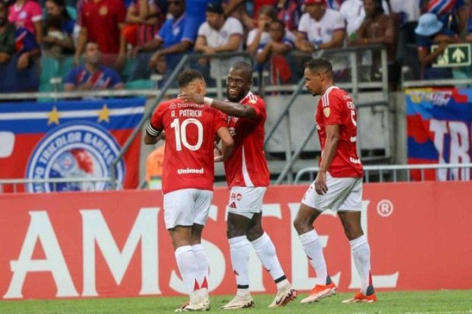 Alan Patrick comemora gol de Enner Valencia - (crédito: Foto: Ricardo Duarte/Internacional) Alan Patrick comemora gol de Enner Valencia - (crédito: Foto: Ricardo Duarte/Internacional)