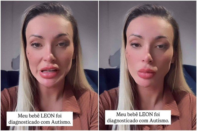 Andressa Urach revela diagnóstico de autismo do filho - (crédito: Reprodução/Redes sociais) Andressa Urach revela diagnóstico de autismo do filho - (crédito: Reprodução/Redes sociais)