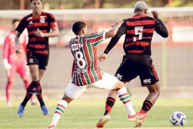 Flamengo e Fluminense fizeram um jogo disputado em Moça Bonita -  (crédito: Adriano Fontes/Flamengo)