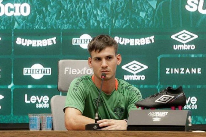 Lavega fala sobre chegada ao Fluminense - (crédito: - Foto: Lucas Merçon/Fluminense) Lavega fala sobre chegada ao Fluminense - (crédito: - Foto: Lucas Merçon/Fluminense)