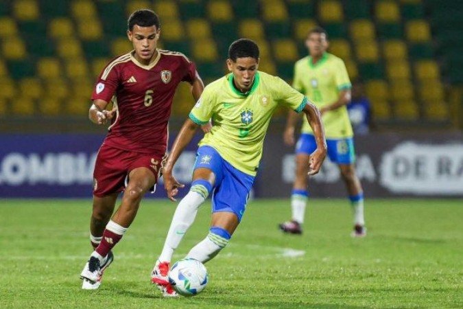 Brasil e Venezuela empataram sem gols nesta quinta, em Cartagena - (crédito: Foto: Divulgação / Conmebol) Brasil e Venezuela empataram sem gols nesta quinta, em Cartagena - (crédito: Foto: Divulgação / Conmebol)