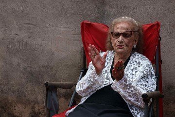  04/04/2025 Bruna Gaston CB/DA Press. Senhora de 108 anos, Epifâmia Maria de Jesus Mendes e sua filha Eunice
       -  (crédito: Fotos: Bruna Gaston CB/DA Press)