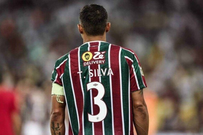 Capitão e ídolo do Fluminense, Thiago Silva reencontrará Renato Gaúcho -  (crédito: Foto: LUCAS MERÇON / FLUMINENSE F.C.)