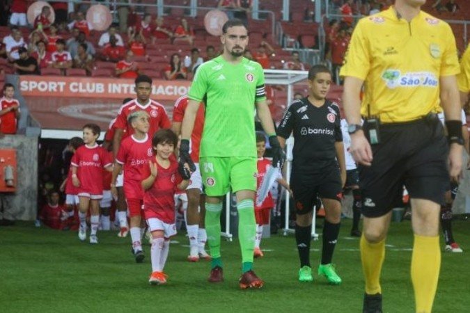 Anthoni fez sua estreia na Libertadores em sua segunda temporada no time profissional do Inter -  (crédito: Foto: Ricardo Duarte / Internacional)