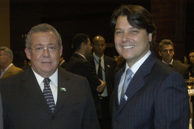 Mauricio Dinepi e Kiko Caputo durante o Premio Parceiros do Desenvolvimento, no hotel Brasil XXI – 27 maio 2007      
