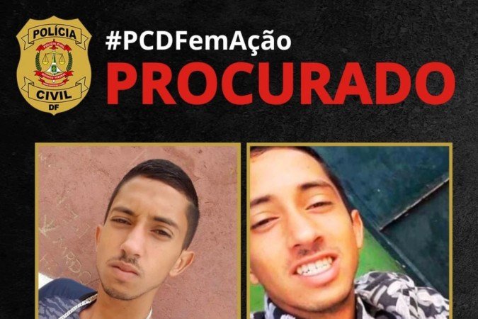 PCDF procura suspeito que cometeu tentativa de homicídio - (crédito: PCDF/Divulgação) PCDF procura suspeito que cometeu tentativa de homicídio - (crédito: PCDF/Divulgação)
