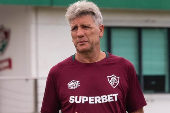 Renato Gaúcho comanda primeiro treino sob o comando do Fluminense -  (crédito: Foto: Marcelo Gonçalves/FFC)