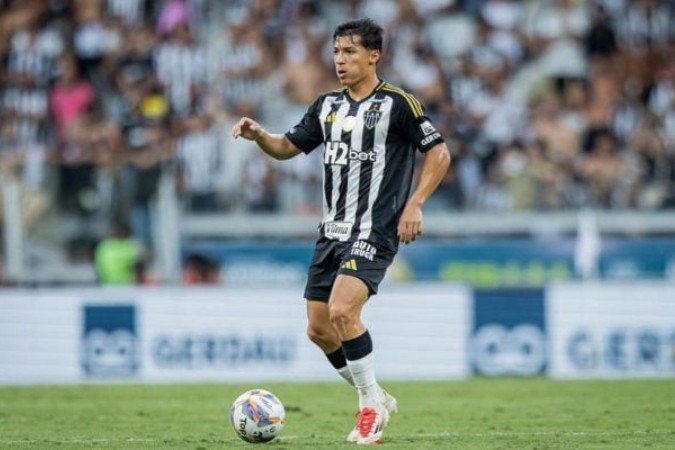 Alan Franco em ação pelo Atlético - (crédito: Pedro Souza / Atlético) Alan Franco em ação pelo Atlético - (crédito: Pedro Souza / Atlético)