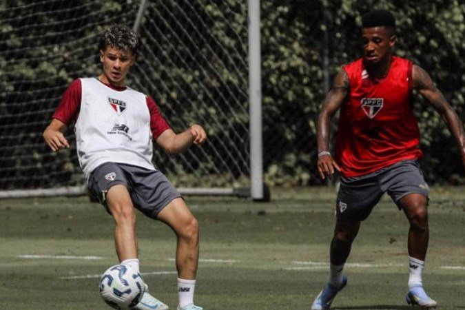 São Paulo ainda treina neste sábado de olho no jogo contra o Galo - (crédito: Erico Leonan / São Paulo FC) São Paulo ainda treina neste sábado de olho no jogo contra o Galo - (crédito: Erico Leonan / São Paulo FC)