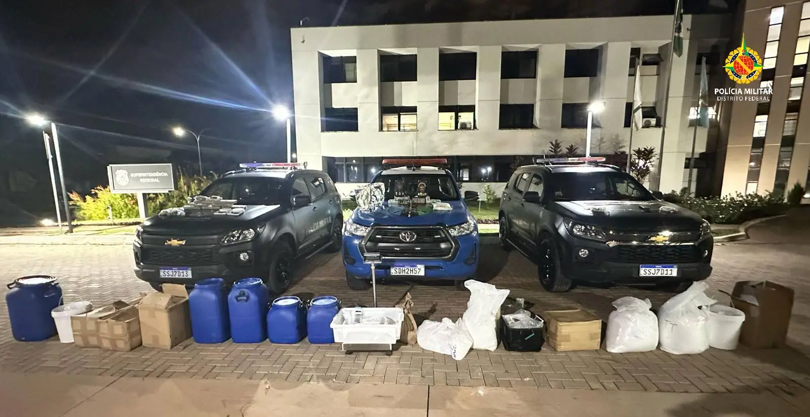 O prejuízo estimado gira em torno de R$ 2 milhões para o crime organizado - (crédito: Divulgação/PMDF) O prejuízo estimado gira em torno de R$ 2 milhões para o crime organizado - (crédito: Divulgação/PMDF)