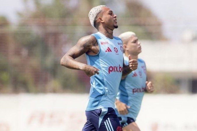 Wesley deve ser titular do Flamengo contra o Vitória - (crédito: Adriano Fontes/Flamengo) Wesley deve ser titular do Flamengo contra o Vitória - (crédito: Adriano Fontes/Flamengo)