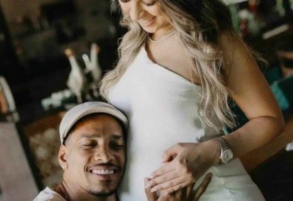 Matheus Pereira celebra a paternidade -  (crédito: Foto: Divulgação/Instagram) -Matheus Pereira celebra a paternidade -  (crédito: Foto: Divulgação/Instagram)