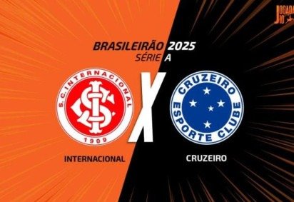 Internacional e Cruzeiro fazem um dos principais clássicos da 2ª rodada do Brasileirão -  (crédito: Foto: Arte Jogada10)