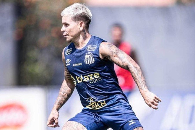 SOTELDO - Substitiui Rollsheir. Melhorou o poder ofensivo do Santos, é verdade, mas pouco agregou - Nota 6,0 -Raul Baretta/Santos