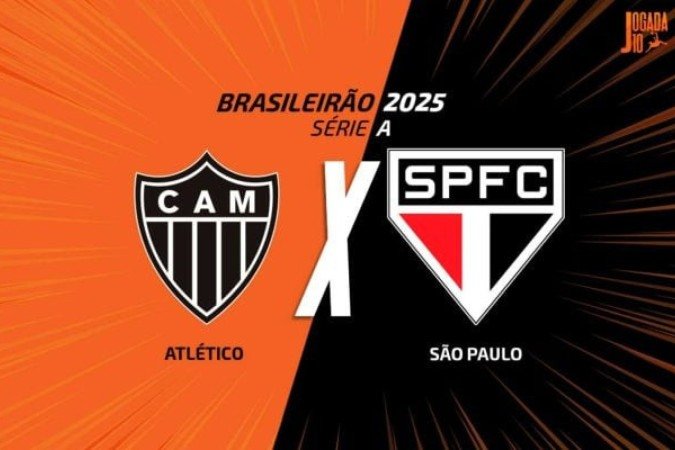 Atlético e São paulo se enfrentam neste domingo (6/4) pela 2ª rodada do Brasileirão - (crédito: Foto: Arte Jogada10) Atlético e São paulo se enfrentam neste domingo (6/4) pela 2ª rodada do Brasileirão - (crédito: Foto: Arte Jogada10)