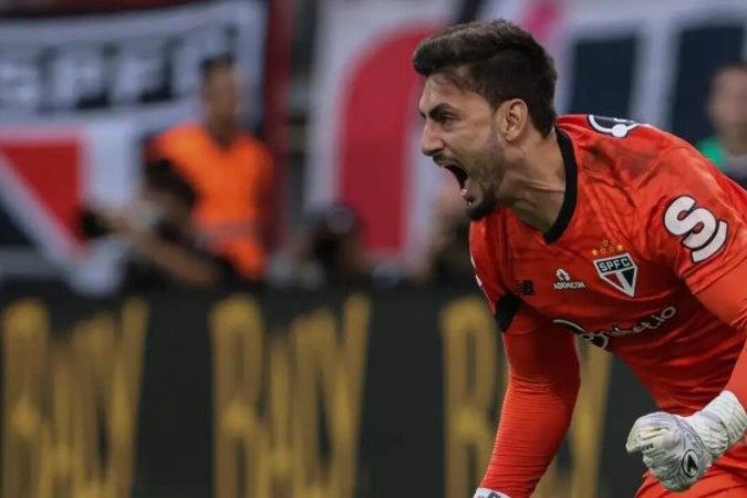 Rafael salvou o São Paulo no Mineirão diante do Atlético - (crédito: Foto: Rodney Costa/São Paulo FC) Rafael salvou o São Paulo no Mineirão diante do Atlético - (crédito: Foto: Rodney Costa/São Paulo FC)