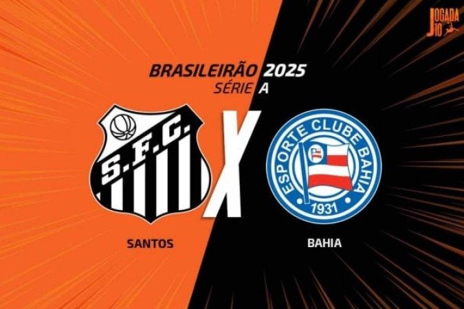 Santos e Bahia jogam neste domingo fechando a 2ª rodada do Brasileirão - (crédito: Foto: Arte Jogada10) Santos e Bahia jogam neste domingo fechando a 2ª rodada do Brasileirão - (crédito: Foto: Arte Jogada10)