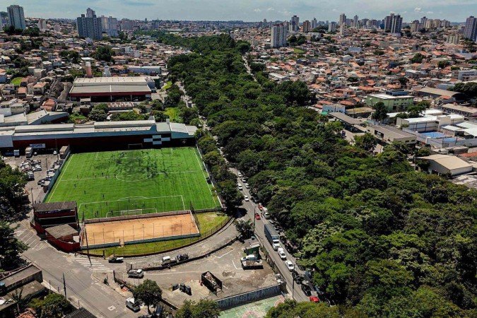 Hélio da Silva a o dia no Parque Tiquatira e continua a plantar árvores - (crédito: Vitor Serrano/BBC News Brasil) Hélio da Silva a o dia no Parque Tiquatira e continua a plantar árvores - (crédito: Vitor Serrano/BBC News Brasil)