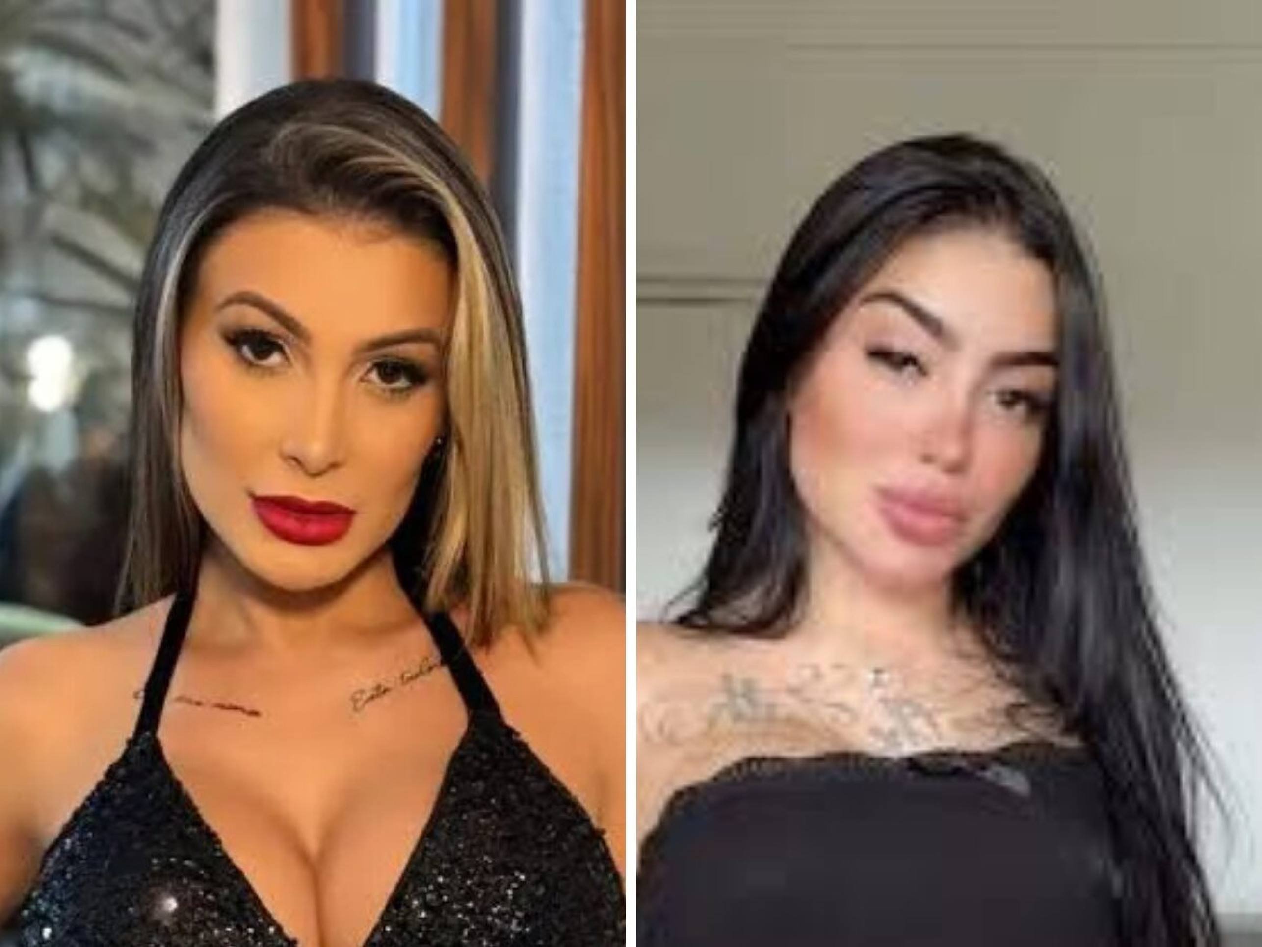 Após vídeo íntimo de MC Mirella, Andressa Urach se compara com a funkeira