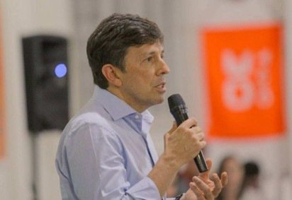 João Amoêdo crítica governadores em ato por anistia: ‘Bajuladores do Bolsonaro’ -  (crédito: Platobr Politica) -João Amoêdo crítica governadores em ato por anistia: ‘Bajuladores do Bolsonaro’ -  (crédito: Platobr Politica)