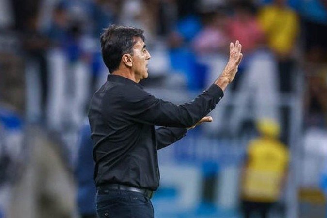 Gustavo Quinteros, técnico do Grêmio - (crédito: Foto: Lucas Uebel/Grêmio FBPA) Gustavo Quinteros, técnico do Grêmio - (crédito: Foto: Lucas Uebel/Grêmio FBPA)