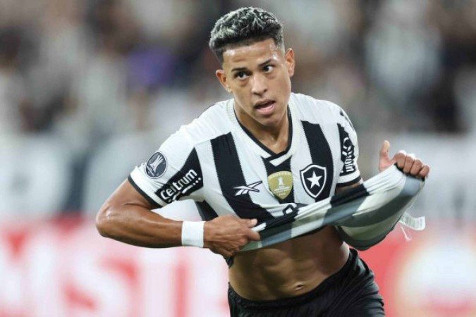Matheus Martins comemora vitória suada do Botafogo - (crédito: Foto: Vitor Silva/Botafogo) Matheus Martins comemora vitória suada do Botafogo - (crédito: Foto: Vitor Silva/Botafogo)