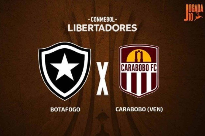 Botafogo recebe o Carabobo nesta terça-feira (8/4) pela Libertadores, no Niltão - (crédito: Foto: Arte Jogada10) Botafogo recebe o Carabobo nesta terça-feira (8/4) pela Libertadores, no Niltão - (crédito: Foto: Arte Jogada10)