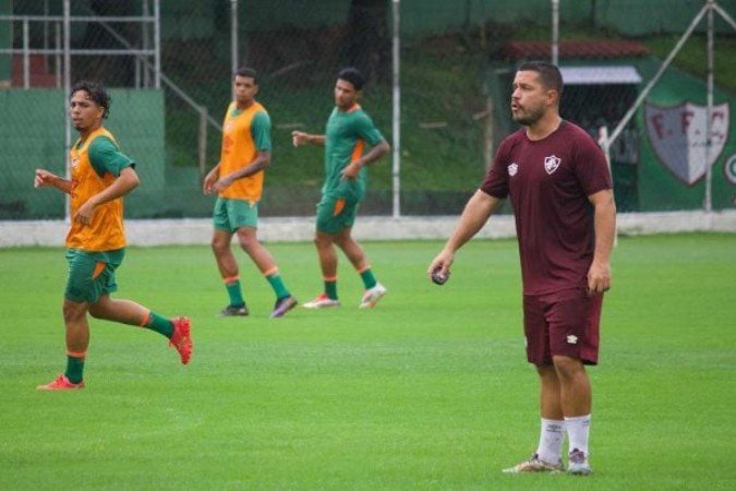 Fluminense visita o Bragantino na estreia do técnico Felipe Canavan, promovido do Sub-17 - (crédito: Foto: Nicholas Rodrigues/FFC) Fluminense visita o Bragantino na estreia do técnico Felipe Canavan, promovido do Sub-17 - (crédito: Foto: Nicholas Rodrigues/FFC)