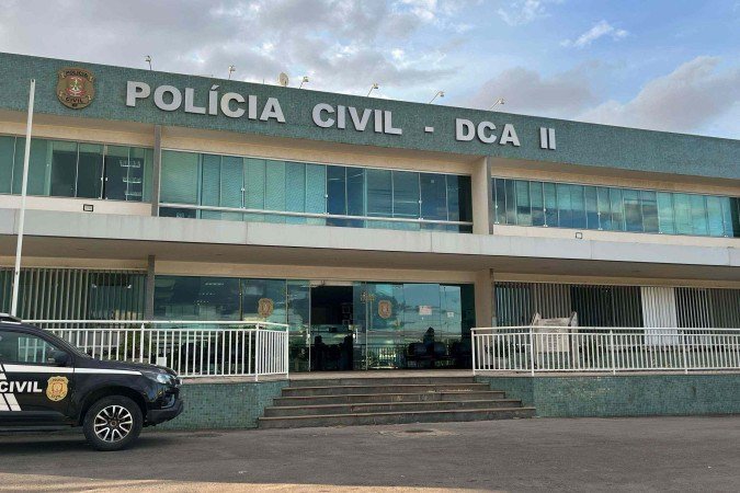 Menor foi encaminhado à DCA II, em Taguatinga -  (crédito: Foto: Giovanna Sfalsin/CB/D.A Press)