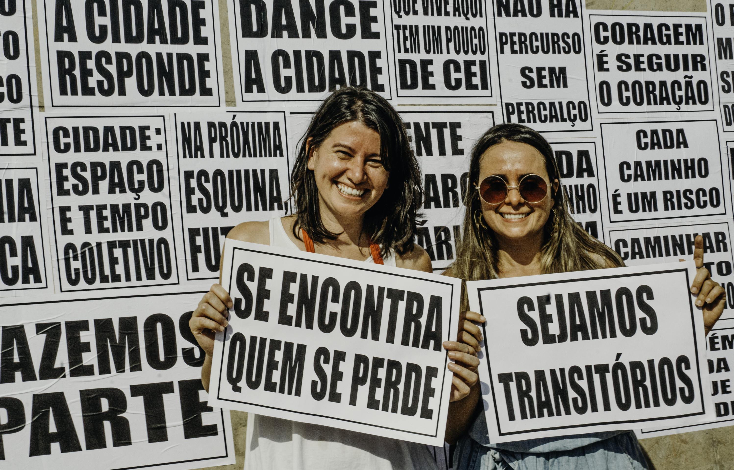 Rebeca Damian e Patrícia del rey, do Coletivo Transverso