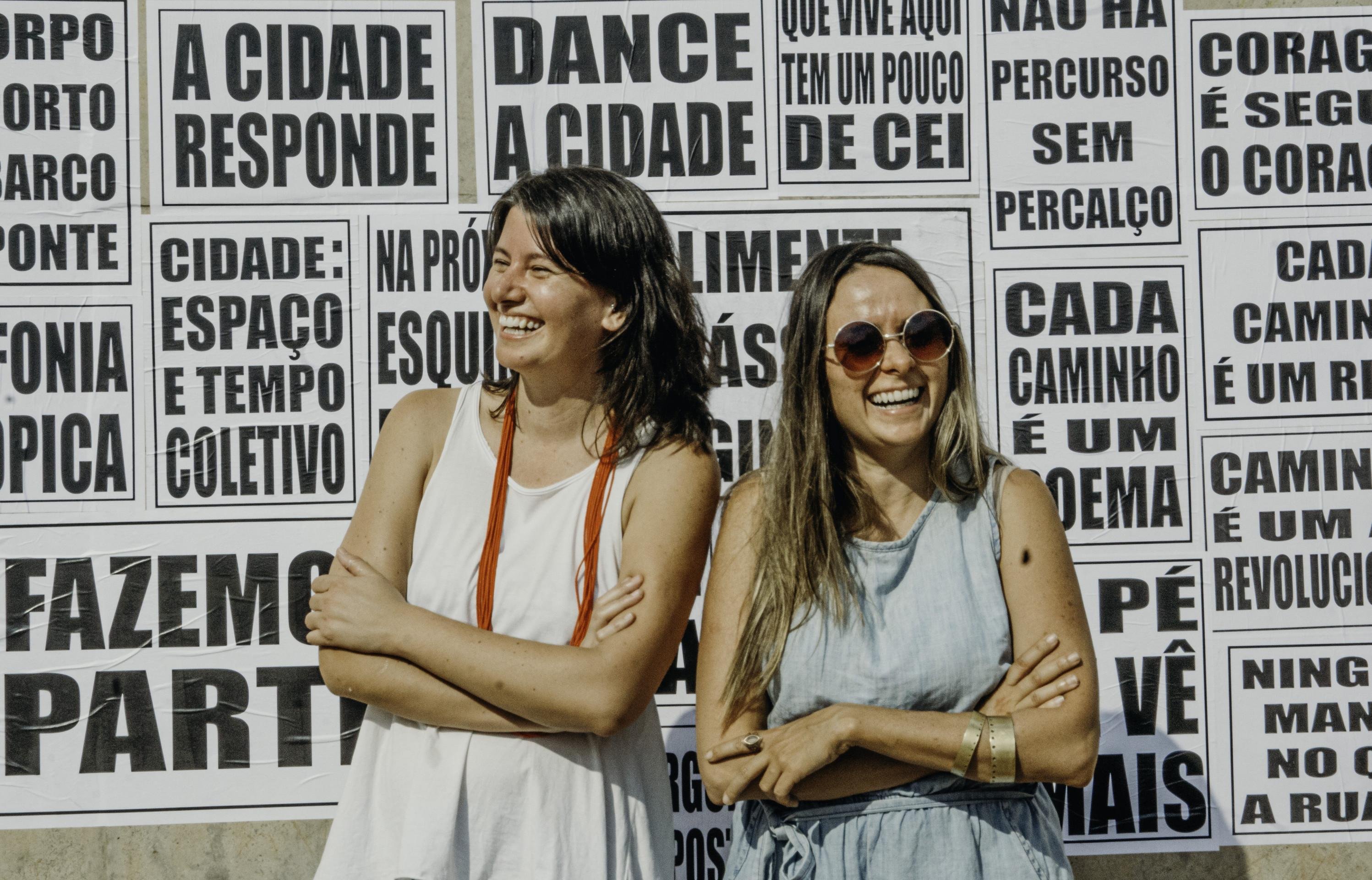 Rebeca Damian e Patrícia del rey, do Coletivo Transverso