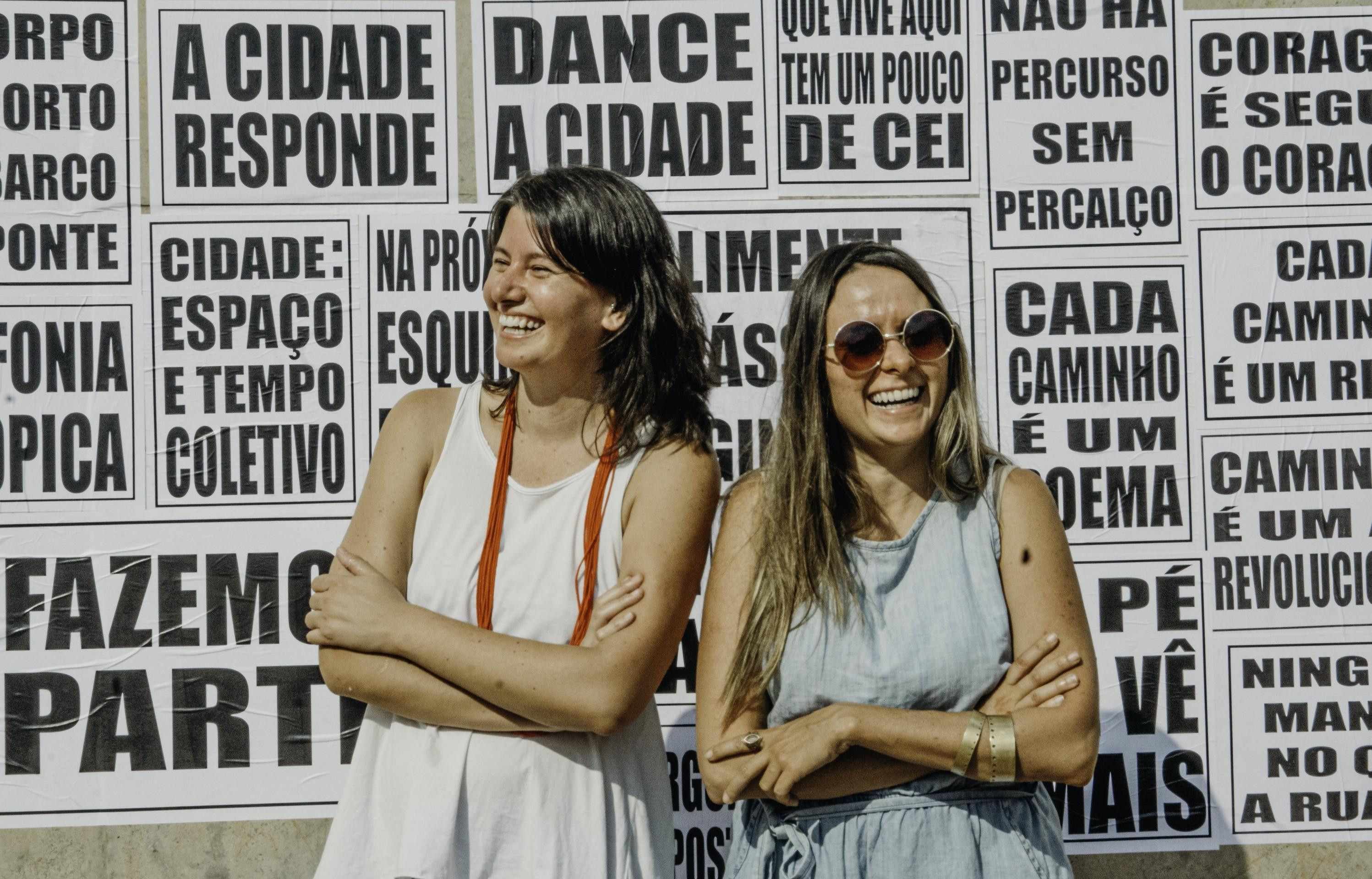 Rebeca Damian e Patrícia del rey, do Coletivo Transverso