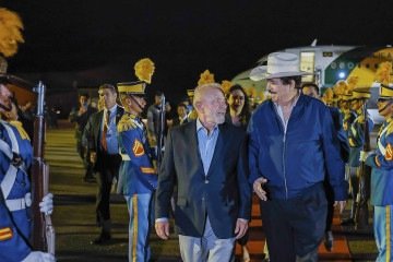 Lula desembarcou em Honduras na terça-feira (8/4) -  (crédito: Ricardo Stuckert/PR)