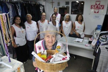 Com a leveza de um coração generoso, as voluntárias dedicam seu tempo e sabedoria ao Hospital de Base -  (crédito: Minervino Júnior/CB/D.A Press)