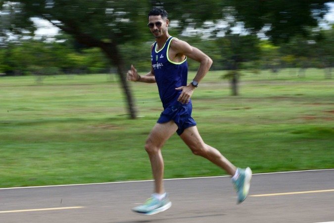 Luis Felipe Barboza começou disputando a Marotinha, prova do Correio para crianças, e pode virar Rei da Maratona - (crédito: Ed Alves CB/DA Press) Luis Felipe Barboza começou disputando a Marotinha, prova do Correio para crianças, e pode virar Rei da Maratona - (crédito: Ed Alves CB/DA Press)