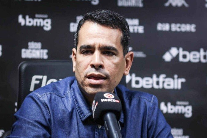Marcelo Sant'Ana, diretor do Vasco, fala sobre Carille e reforços -  (crédito: Foto: Dikran Sahagian/Vasco)